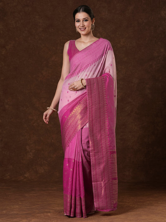 Blush Pink vekatgiri Saree