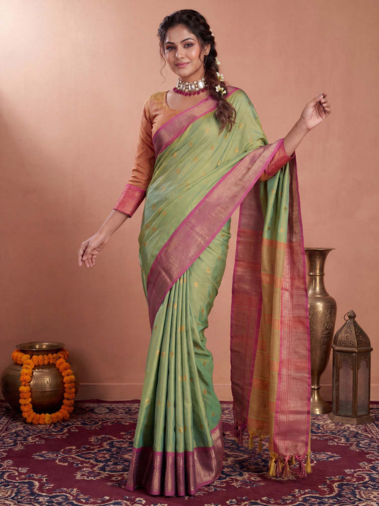 temple visit saree
traditional wear
green collection saree