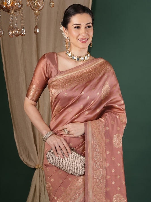 Woven Lichi Silk Saree