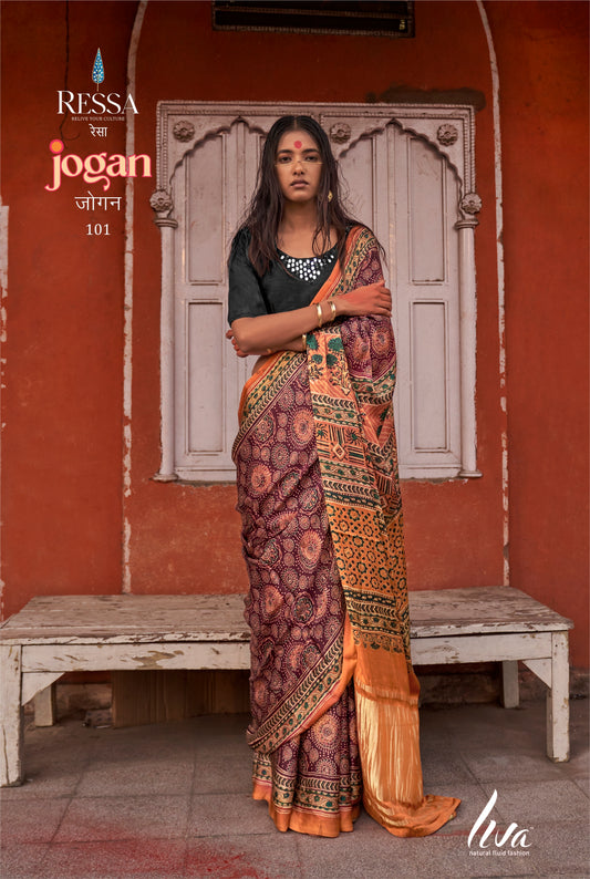 Jogan Viscose Collection with Lagdi Patta Border