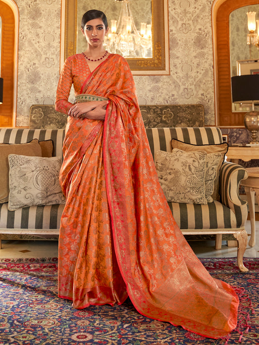 Banarasi Zari Silk Blend Saree