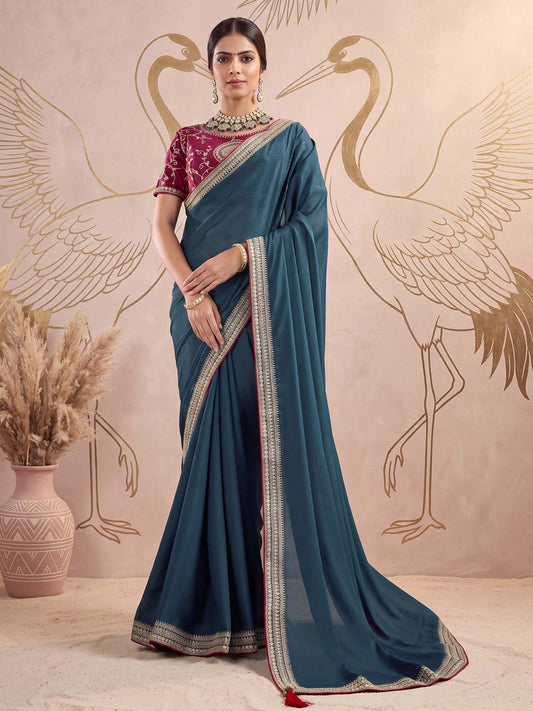 TEAL BLUE SAREE COLLECTION.
GEORGETTE SAREE COLLECTION.
BEST SAREE TO WEAR