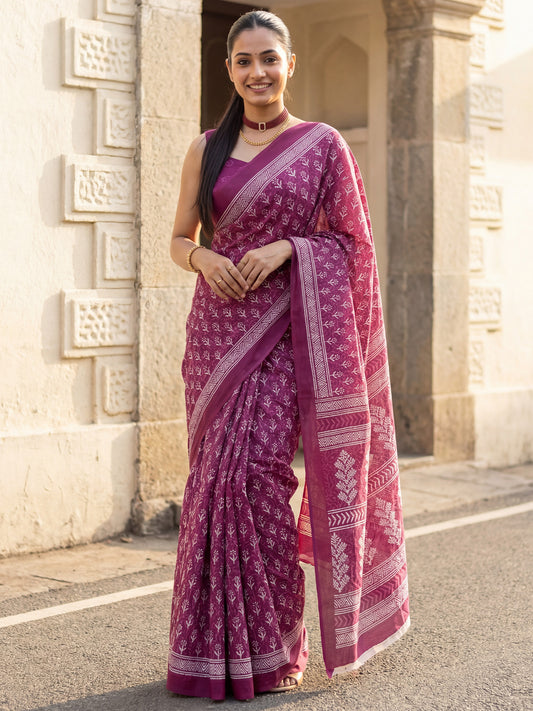 Sky Blue Tissue Silk Saree with Zari Stripes