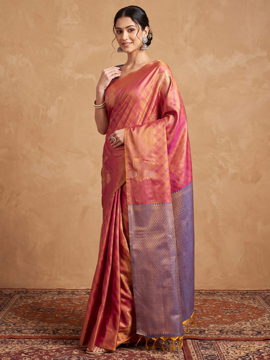 rose gold saree collection
printes saree
trending kanjivaram saree collection