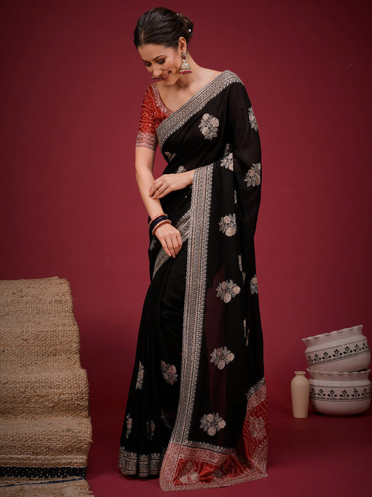 bandhani saree collection
puja wear saree
visit to temple saree