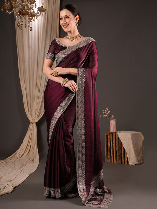 wine colour saree collection
wine collection in saree
trendy wine colour saree