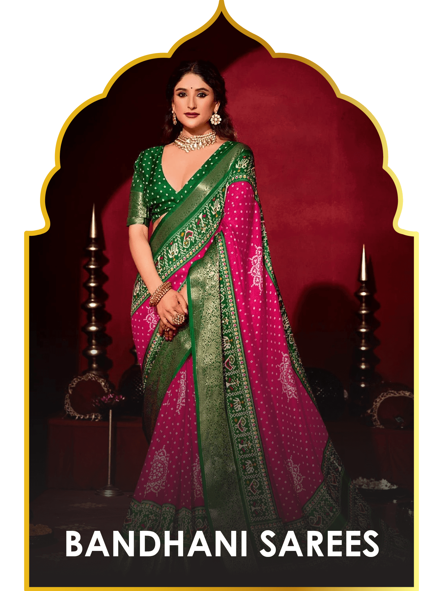 Bandhani Sarees
