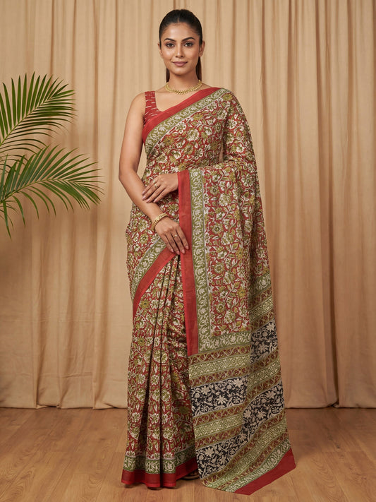 Cotton Mulmul Saree - Ressa
