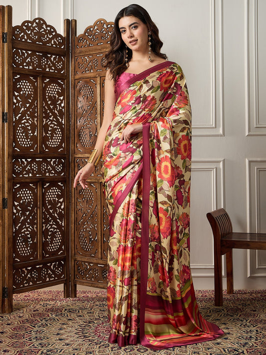 Embroidered Georgette Saree - Ressa