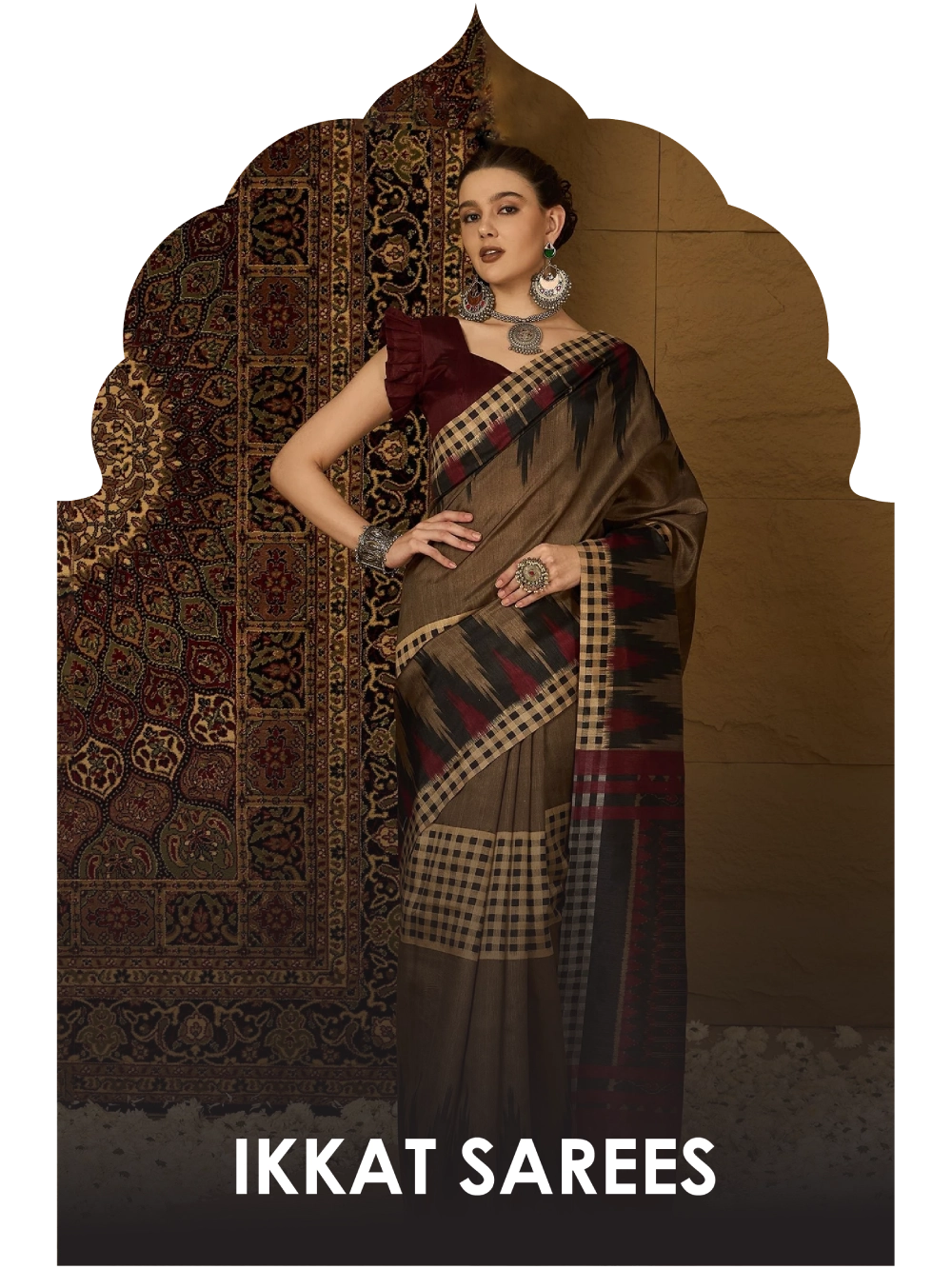 Ikkat Sarees : Handwoven Styles
