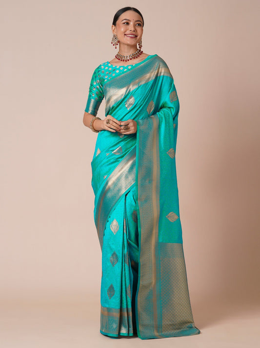 Silk Saree with Zari Weave - Ressa