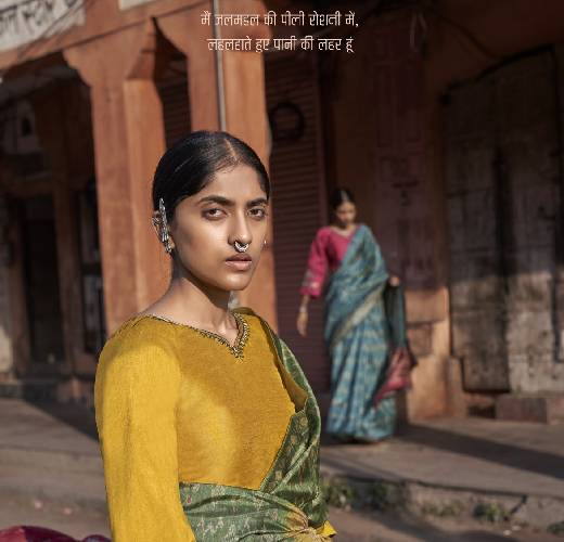 Captivating Craftsmanship: Exploring Indian Printed Silk Sarees - Ressa