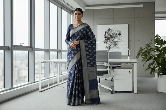 How to Style a Saree for a Corporate Meeting - Ressa