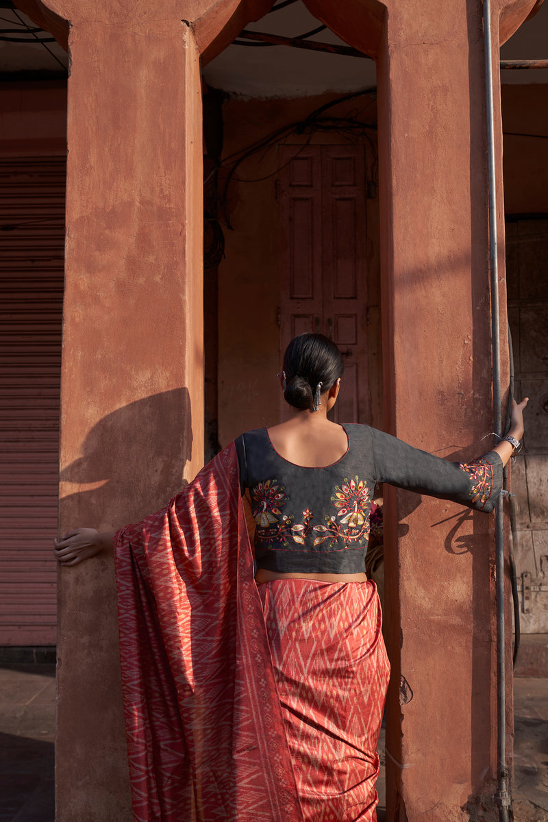 Manmohini Gulabinagari Saree