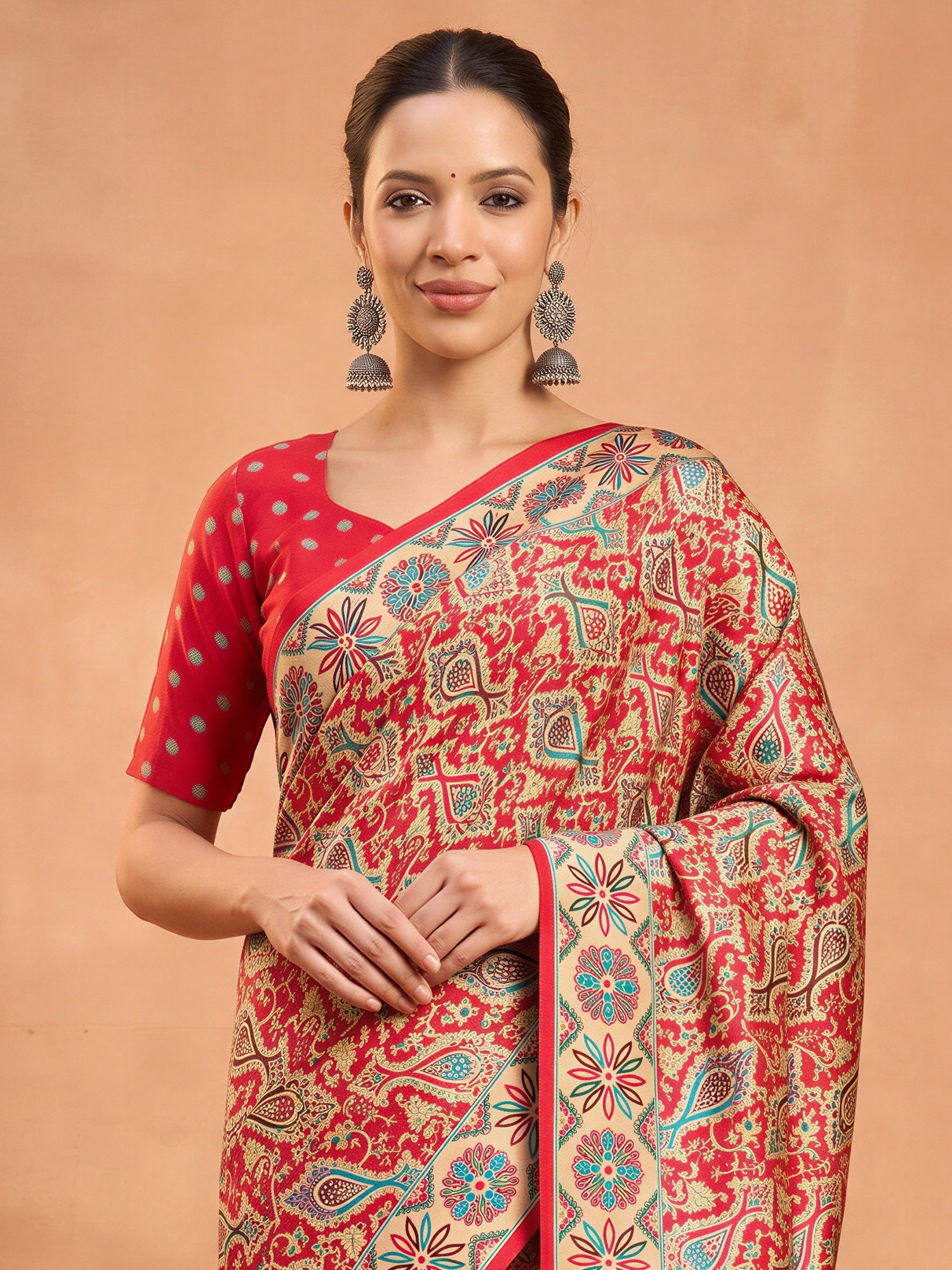 Assorted Silk Blend saree – detail view 4