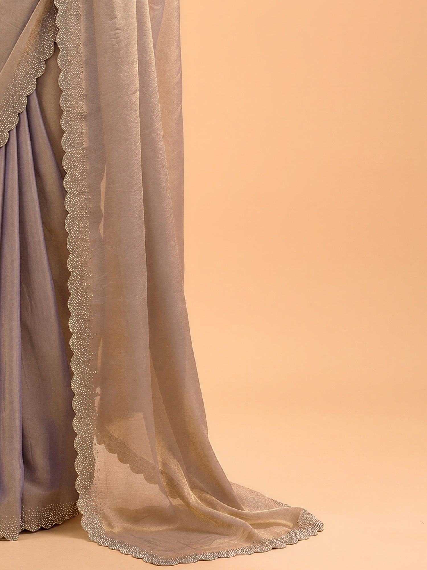 Metallic Silk saree – detail view 5