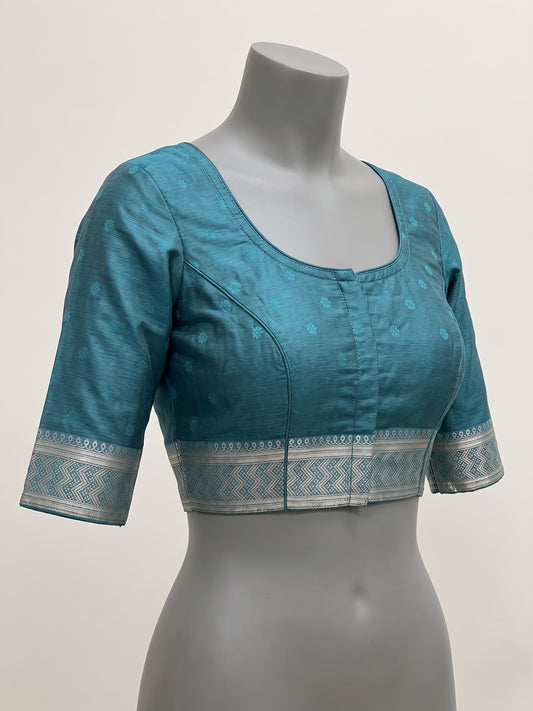 Mustard Silk Blend saree – detail view 1
