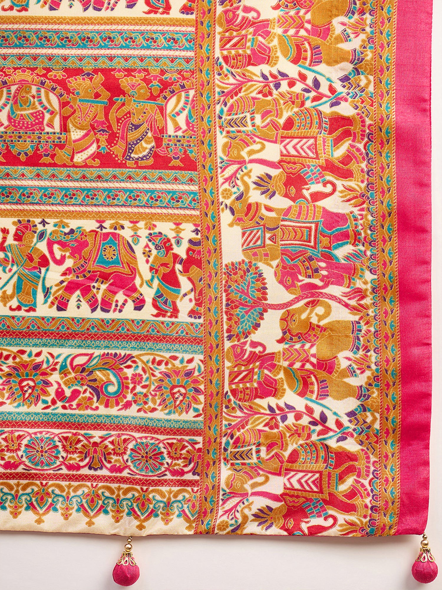 Assorted Silk Blend saree – detail view 5