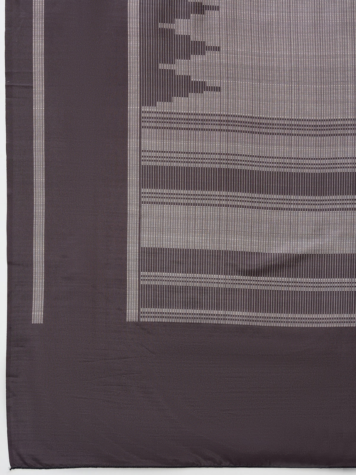Off White soft silk saree view 7