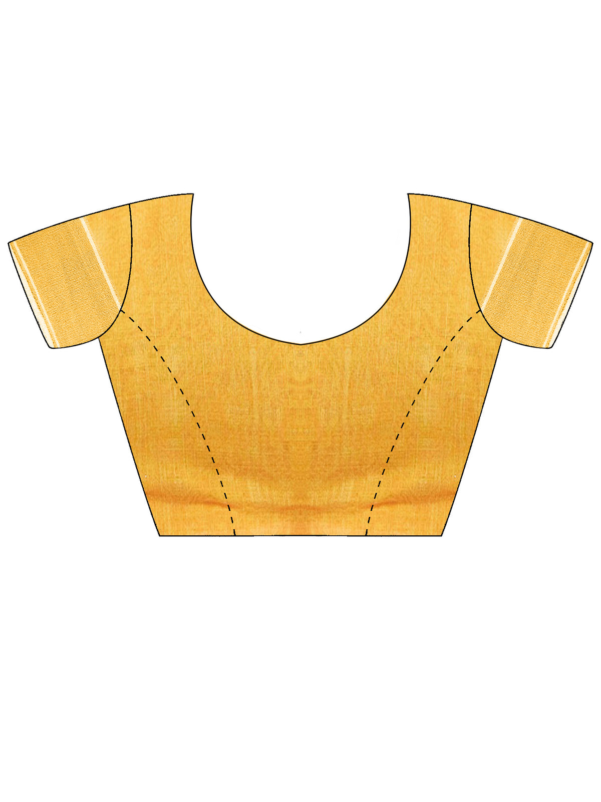 Unstitched white linen blouse piece with ethnic motif design