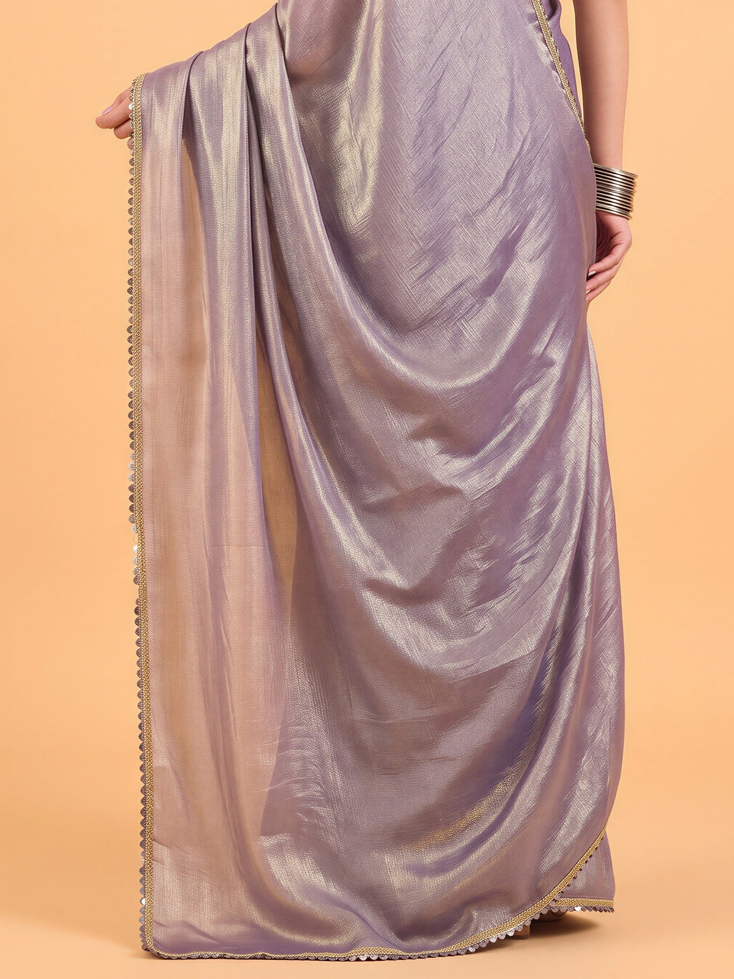 Metallic Silk saree – detail view 5