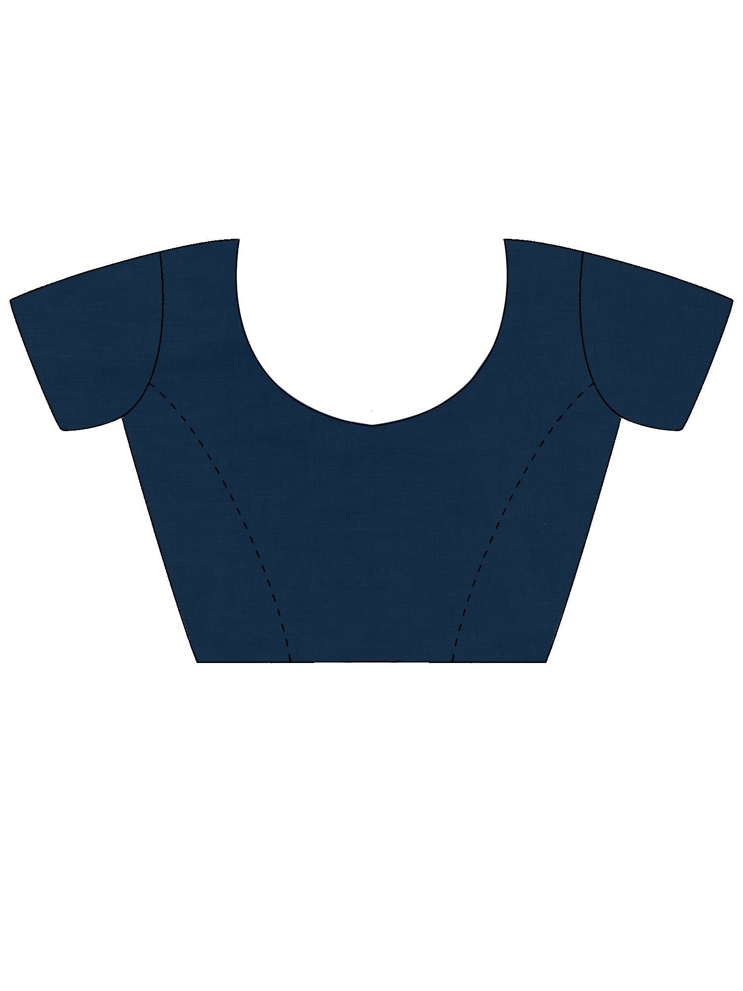 Unstitched grey poly chiffon blouse piece with solid design