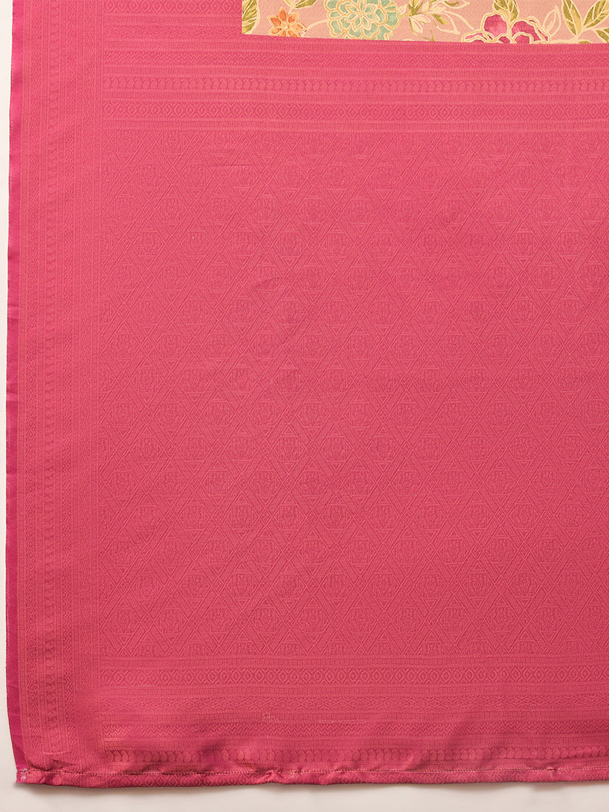 Beige Silk Blend saree – detail view 5
