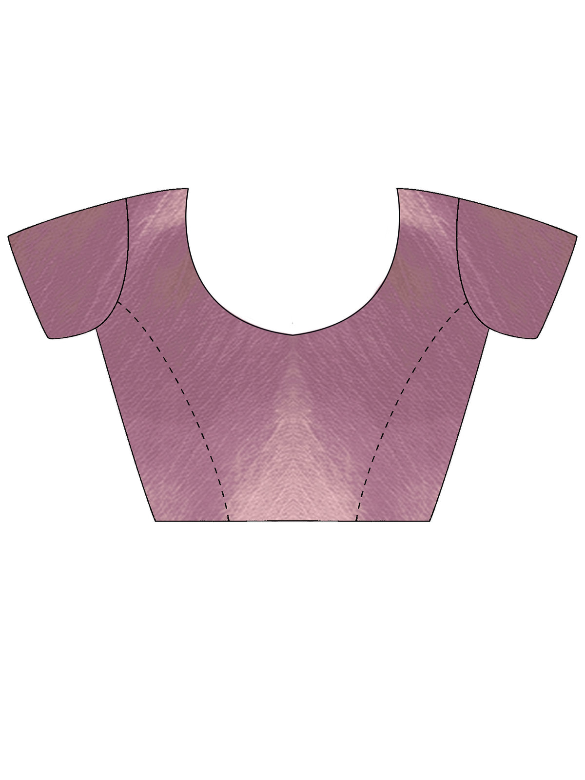 Unstitched metallic silk blouse piece with embellished design