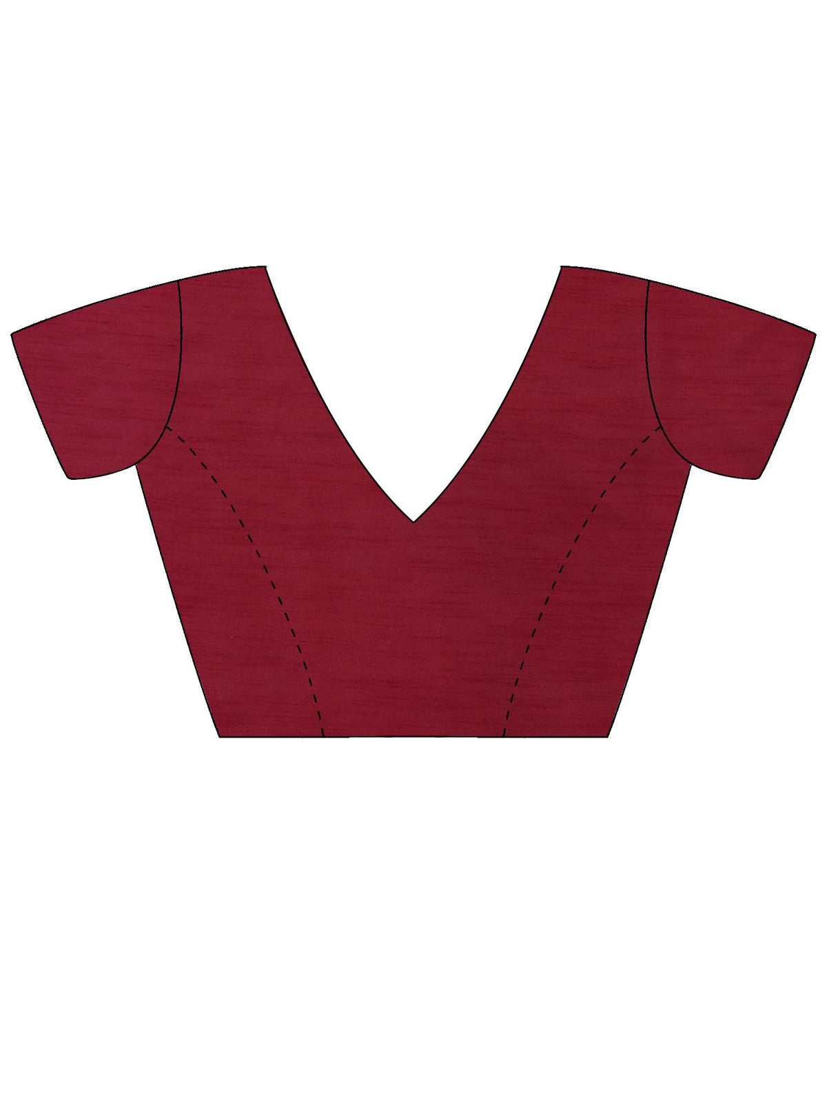 Unstitched pink silk blend blouse piece with solid design