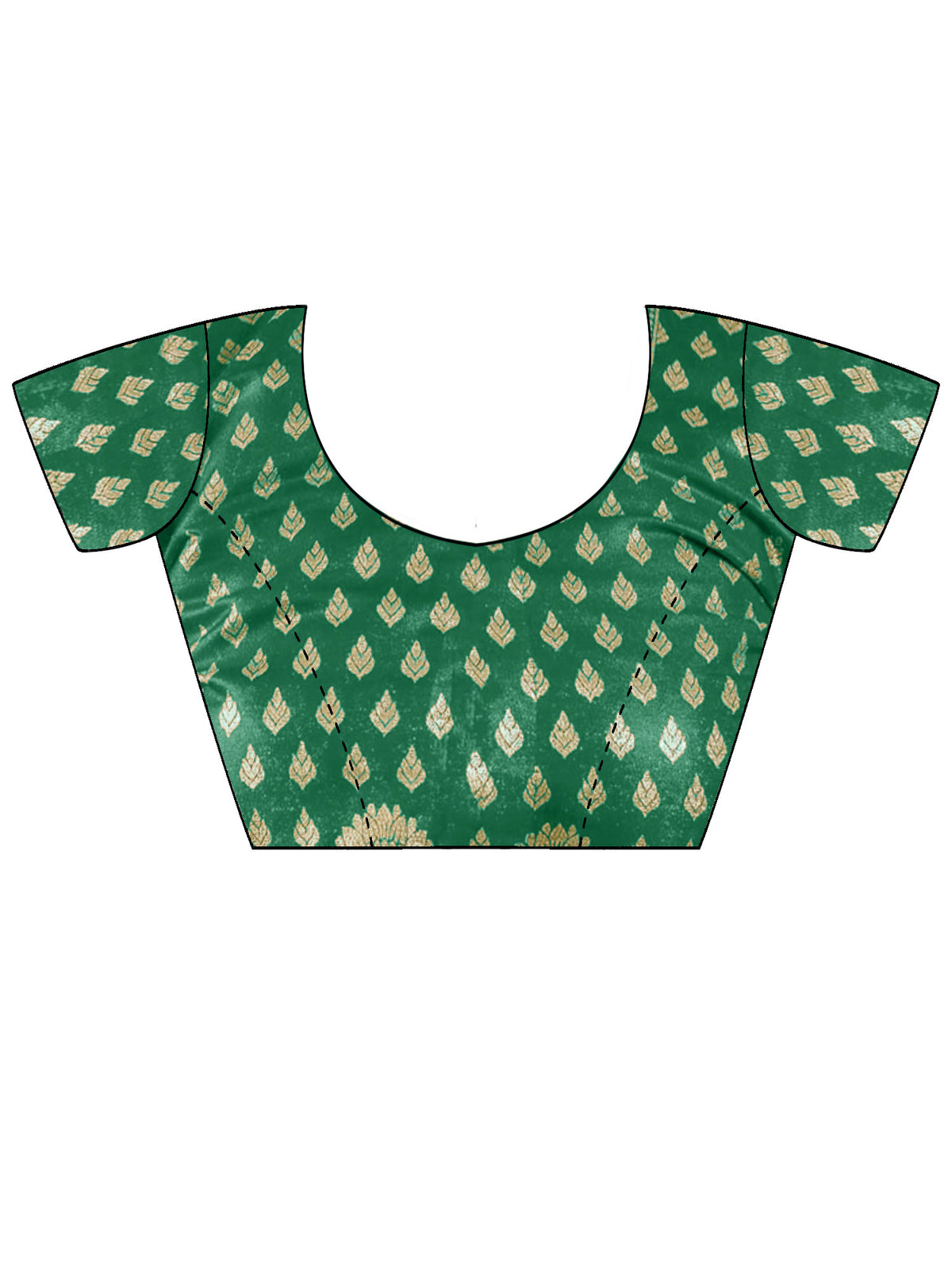 Unstitched burgundy silk blend blouse piece with ethnic motif design