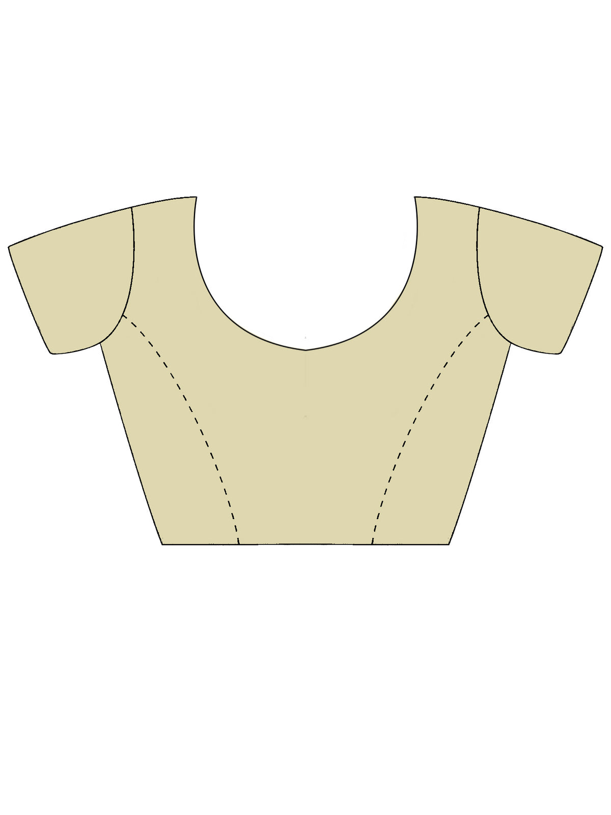 Unstitched light green net blouse piece with embellished design