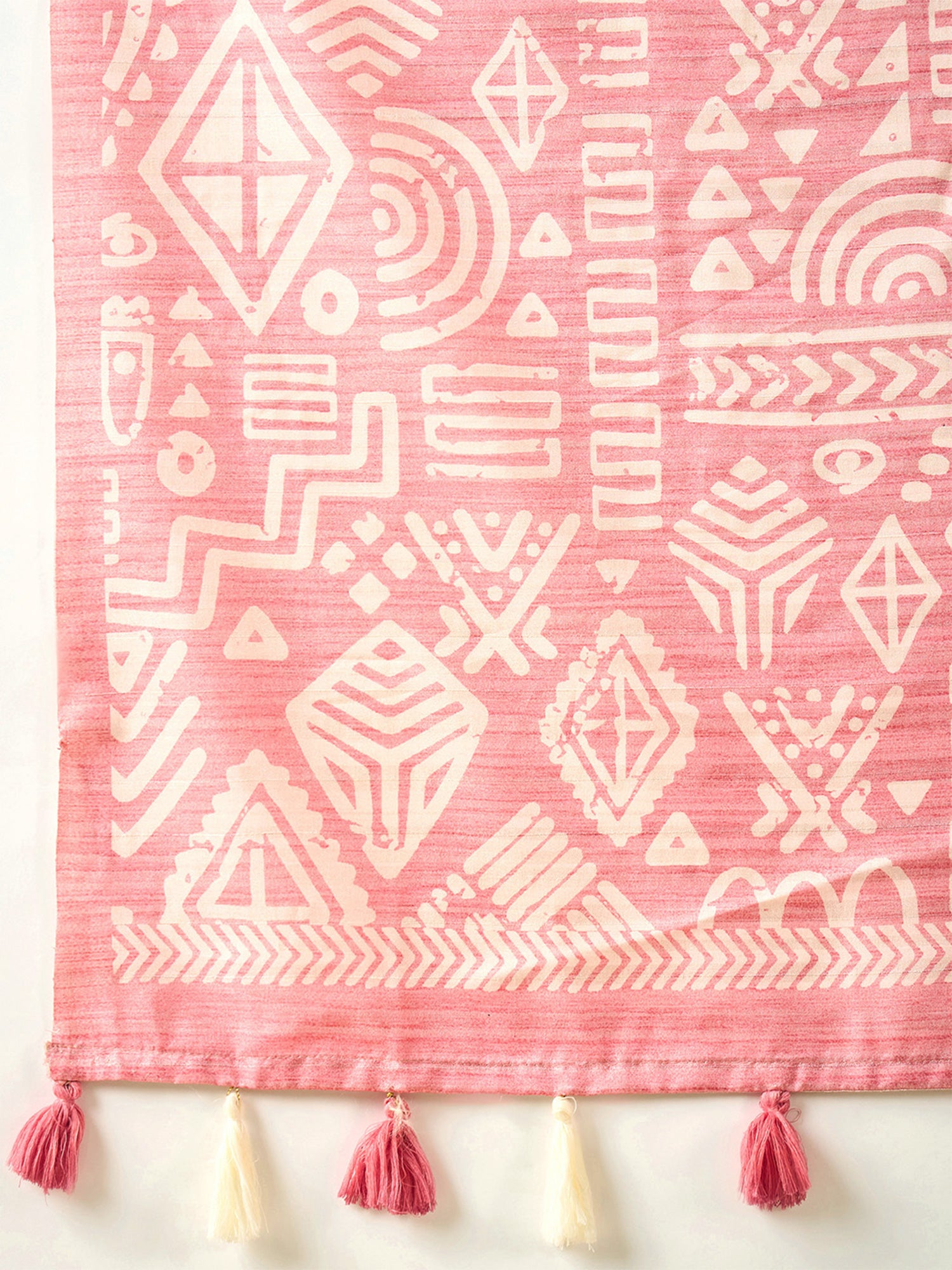 Pink Silk Blend saree – detail view 5