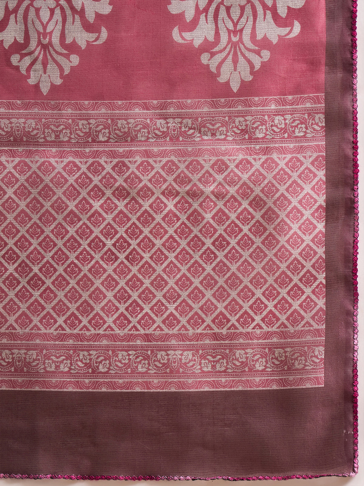 Mauve Silk Blend saree – detail view 5