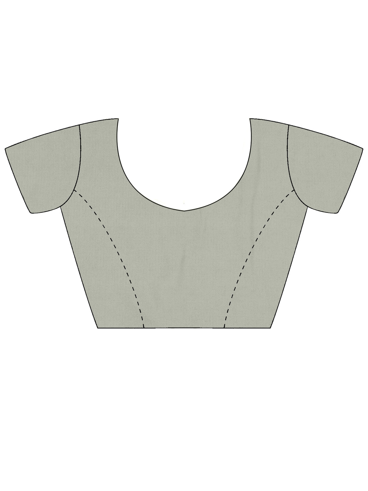 Unstitched mint green kota doria cotton blouse piece with solid design