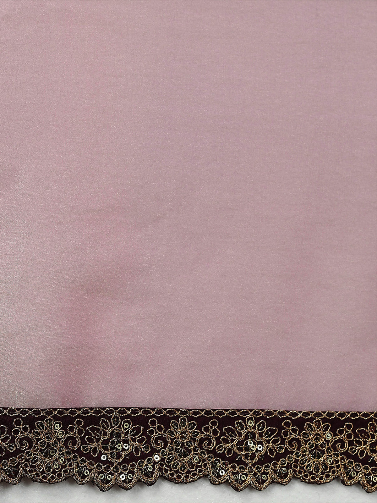 Lavender Net saree – detail view 5