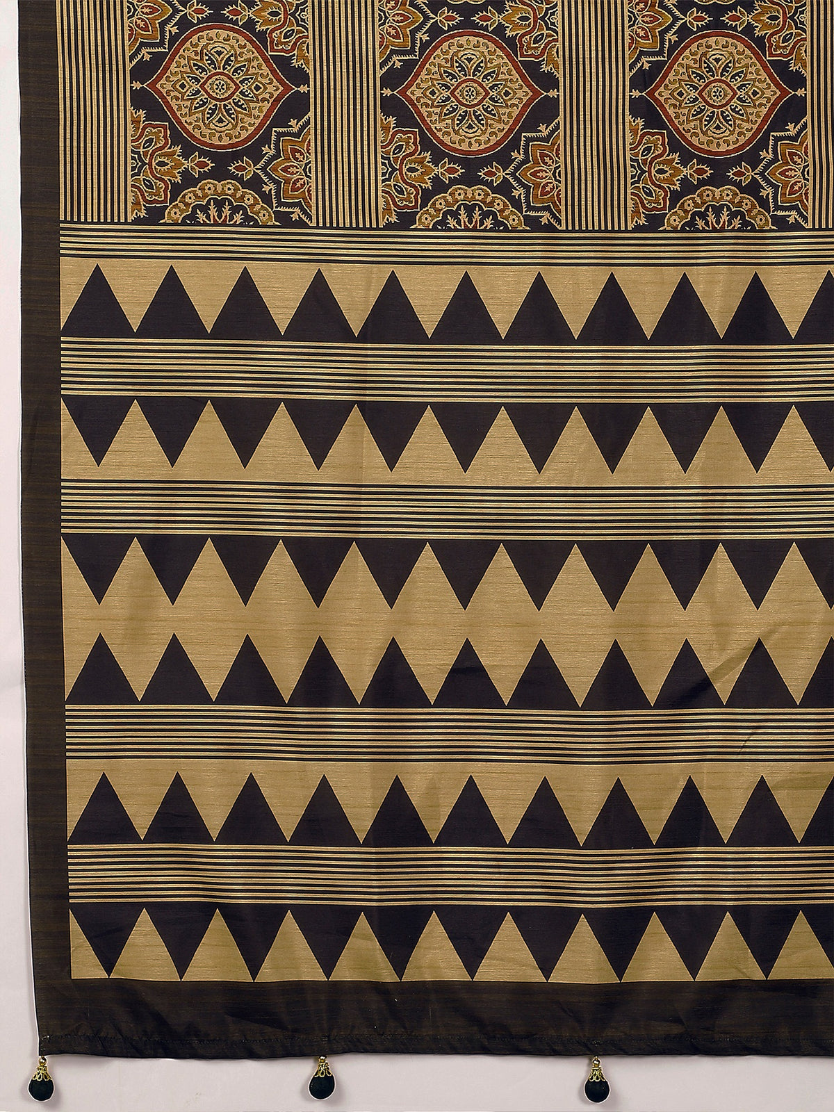 Navy Blue Silk Blend saree – detail view 5