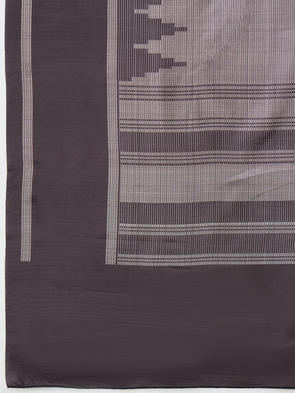 Off White soft silk saree view 7