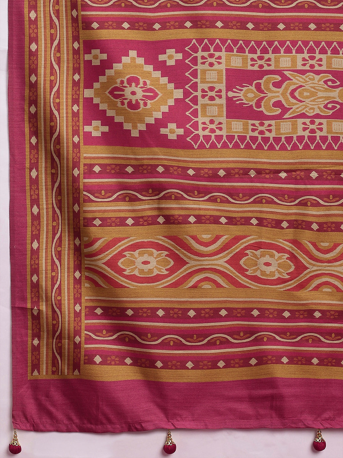 Teal Green Silk Blend saree – detail view 5