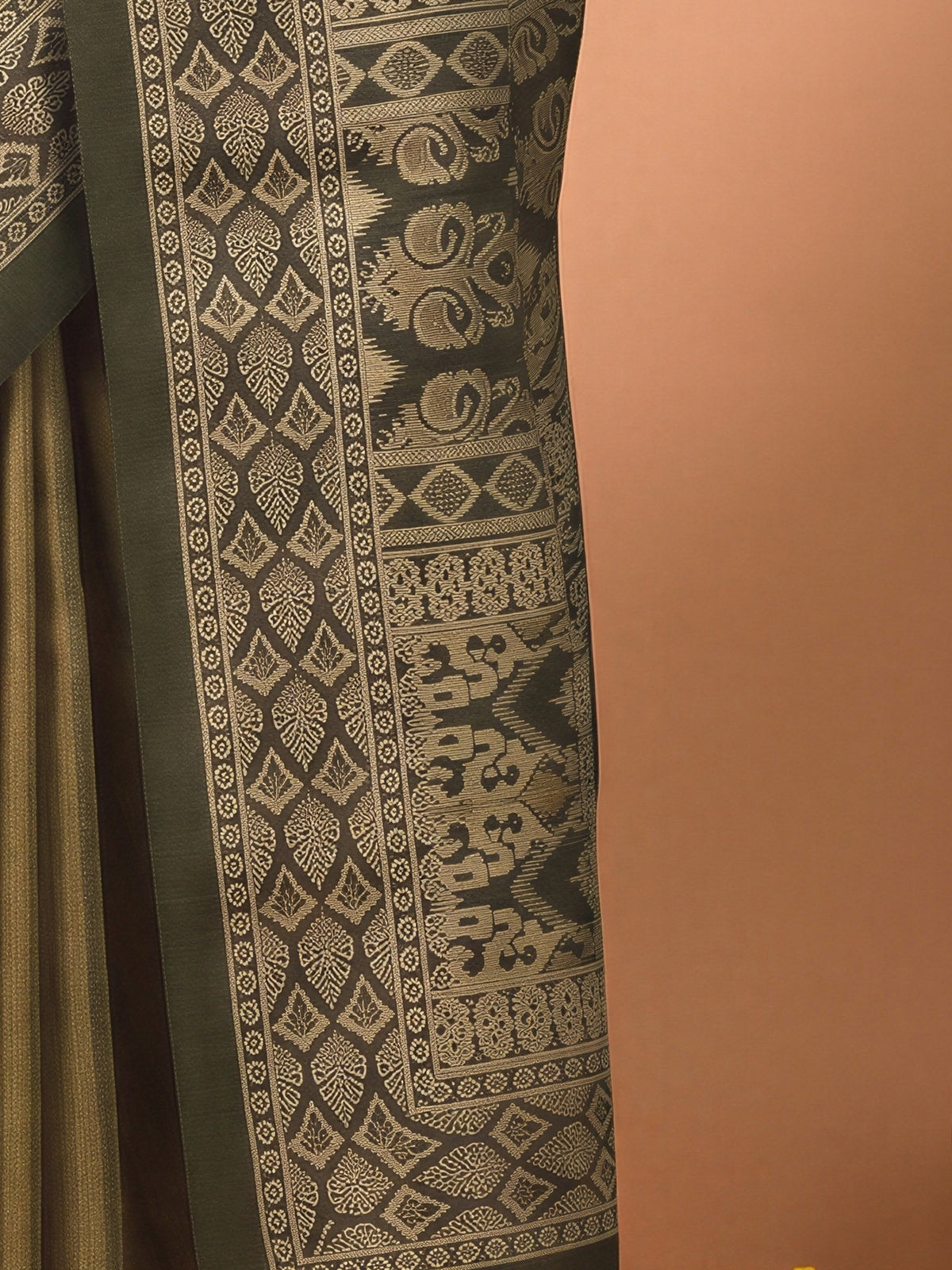 Light Green Silk Blend saree – detail view 6