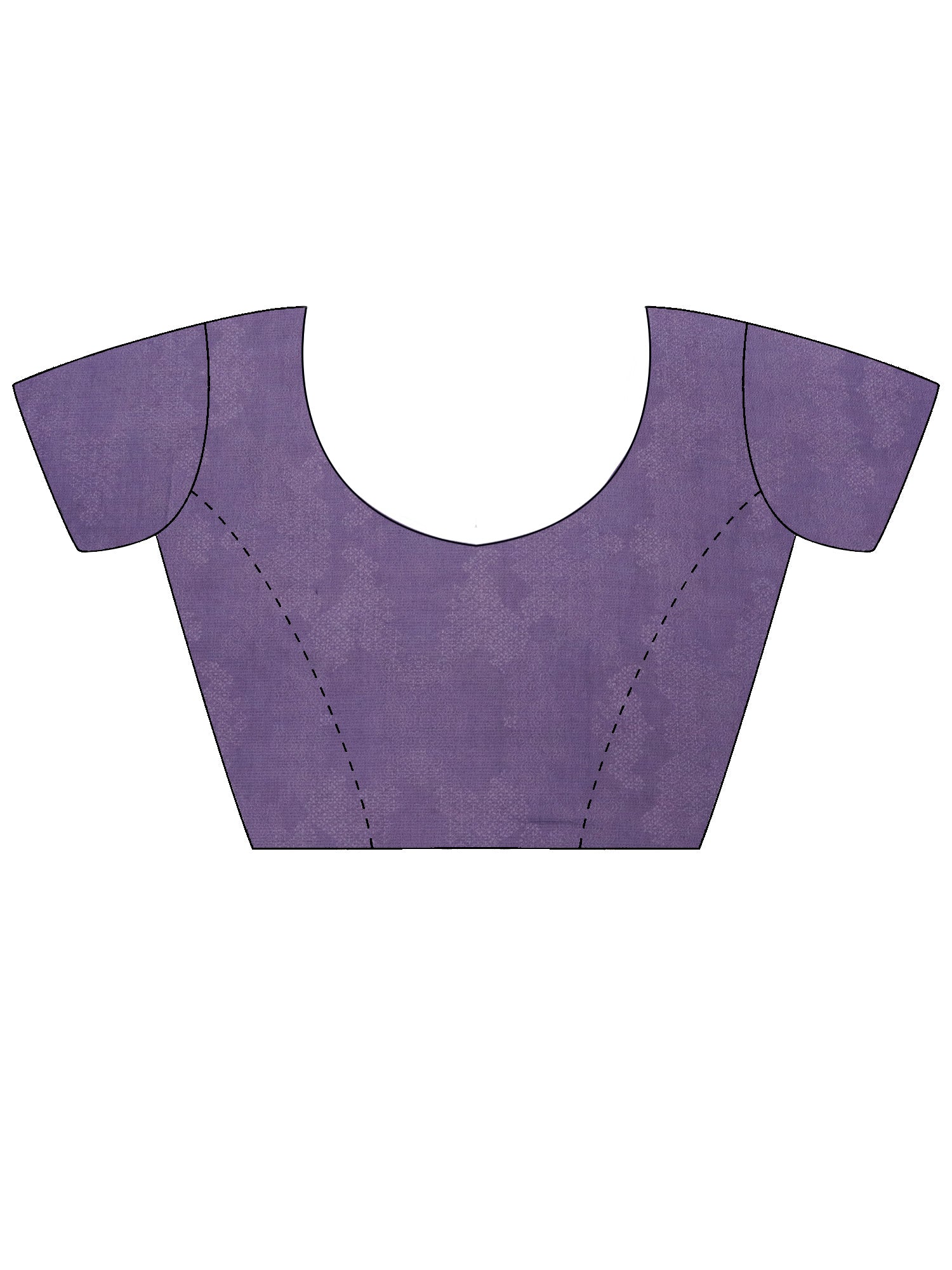 Unstitched mauve cotton silk blouse piece with abstract design