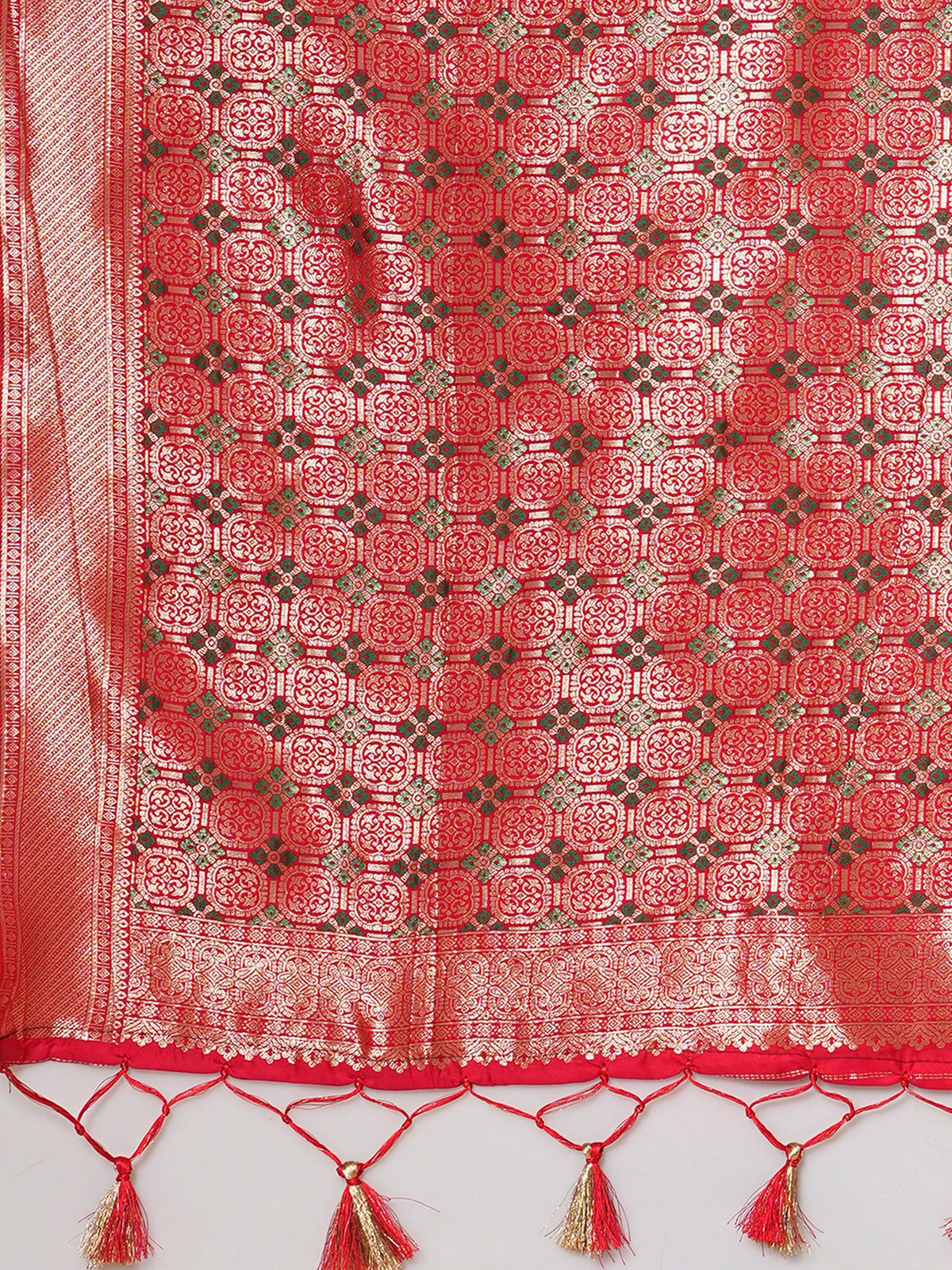 Light Green Silk Blend saree – detail view 5