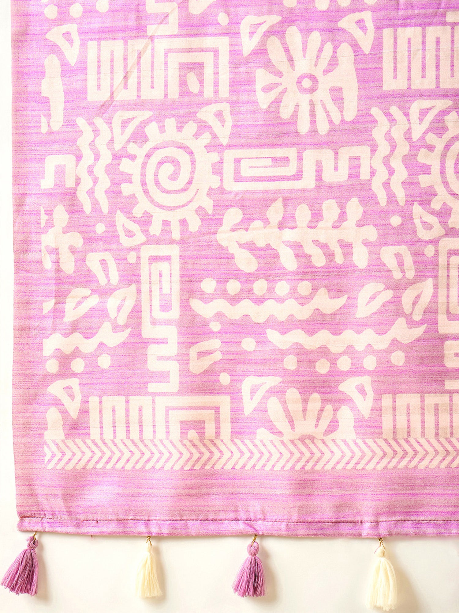 Lavender Silk Blend saree – detail view 5