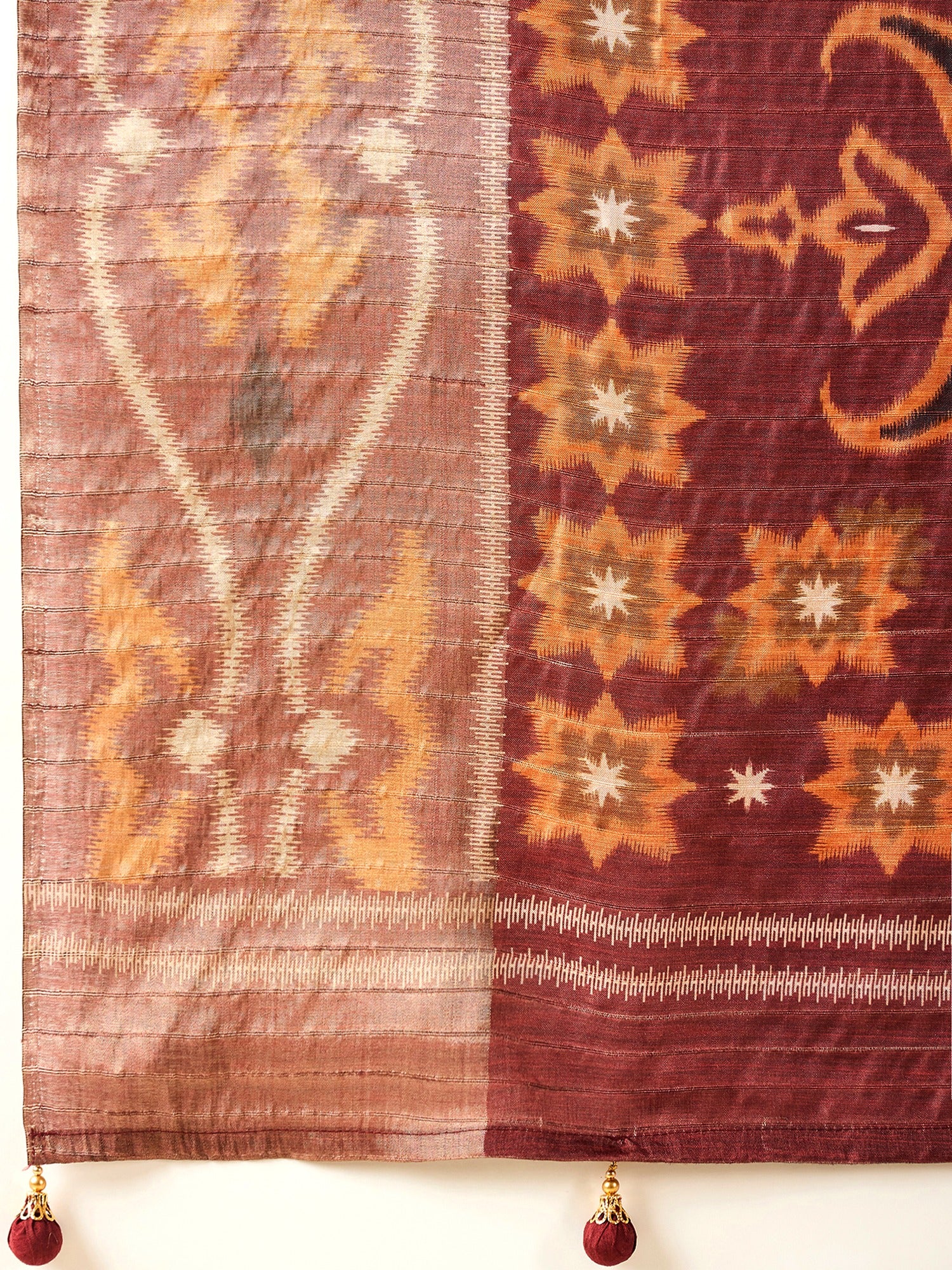 Black Silk Blend saree – detail view 5