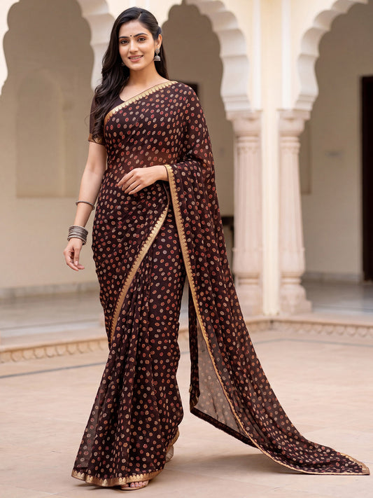 brown saree collection
daily use saree
regular wear saree