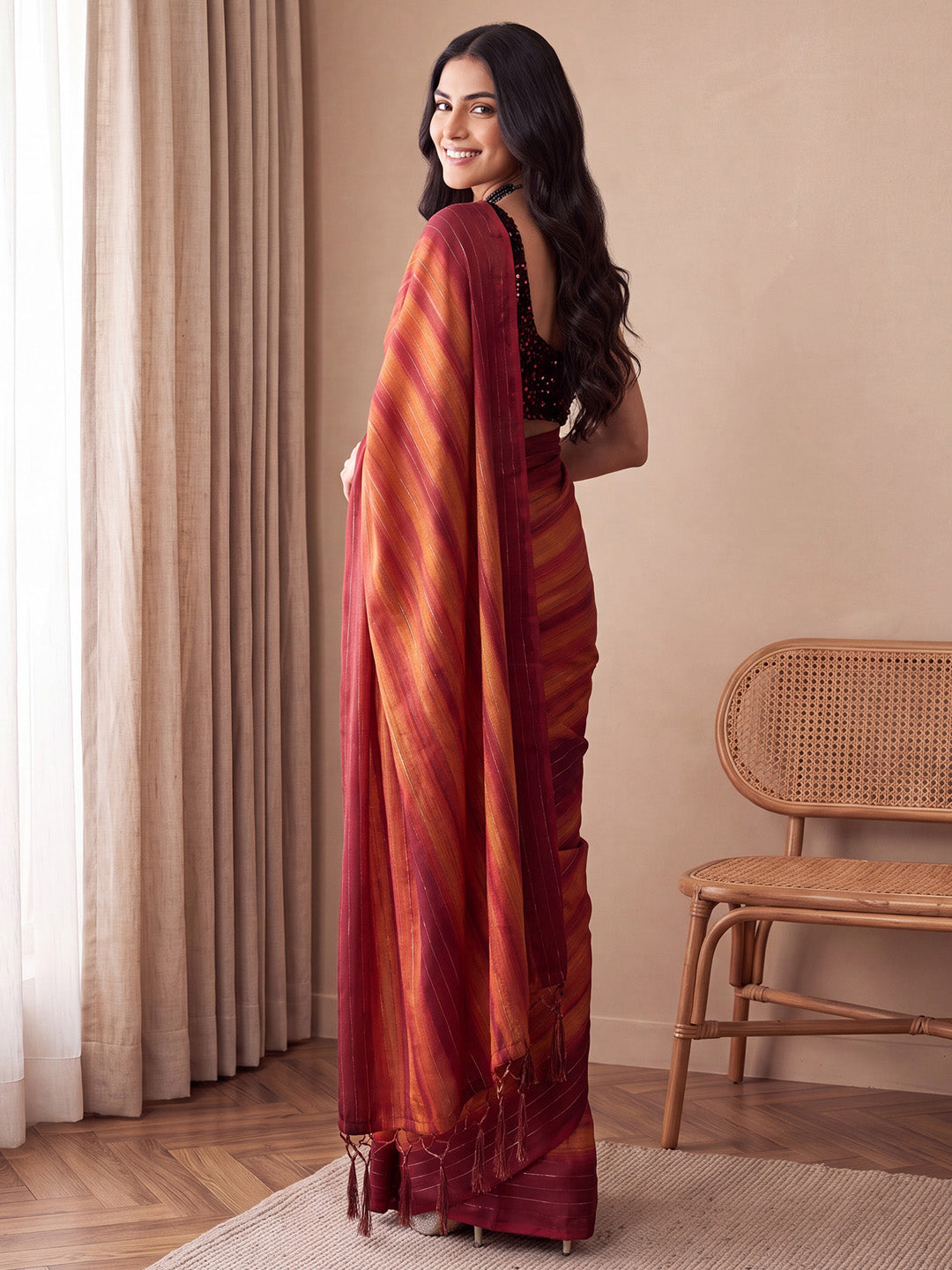 brown designer saree
georgette saree collection