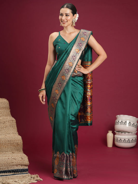 Dola Silk : Patola Print Saree