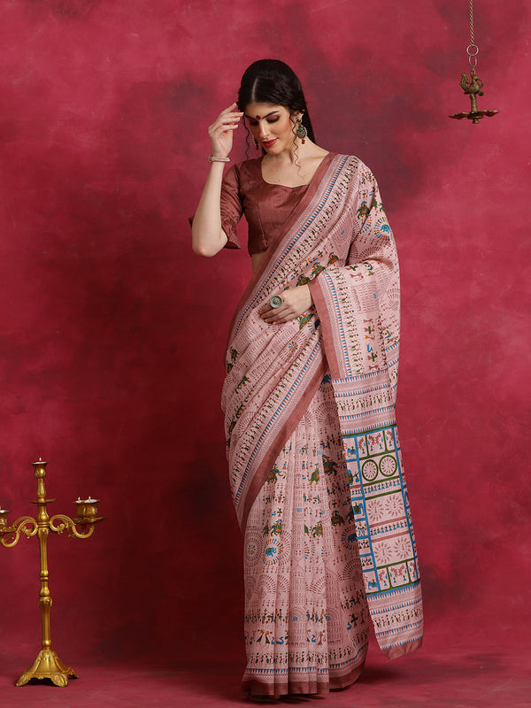 Saurabhita Bhagalpuri Saree