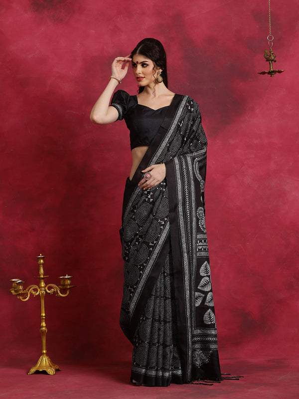 Siyah Moti Kantha Saree