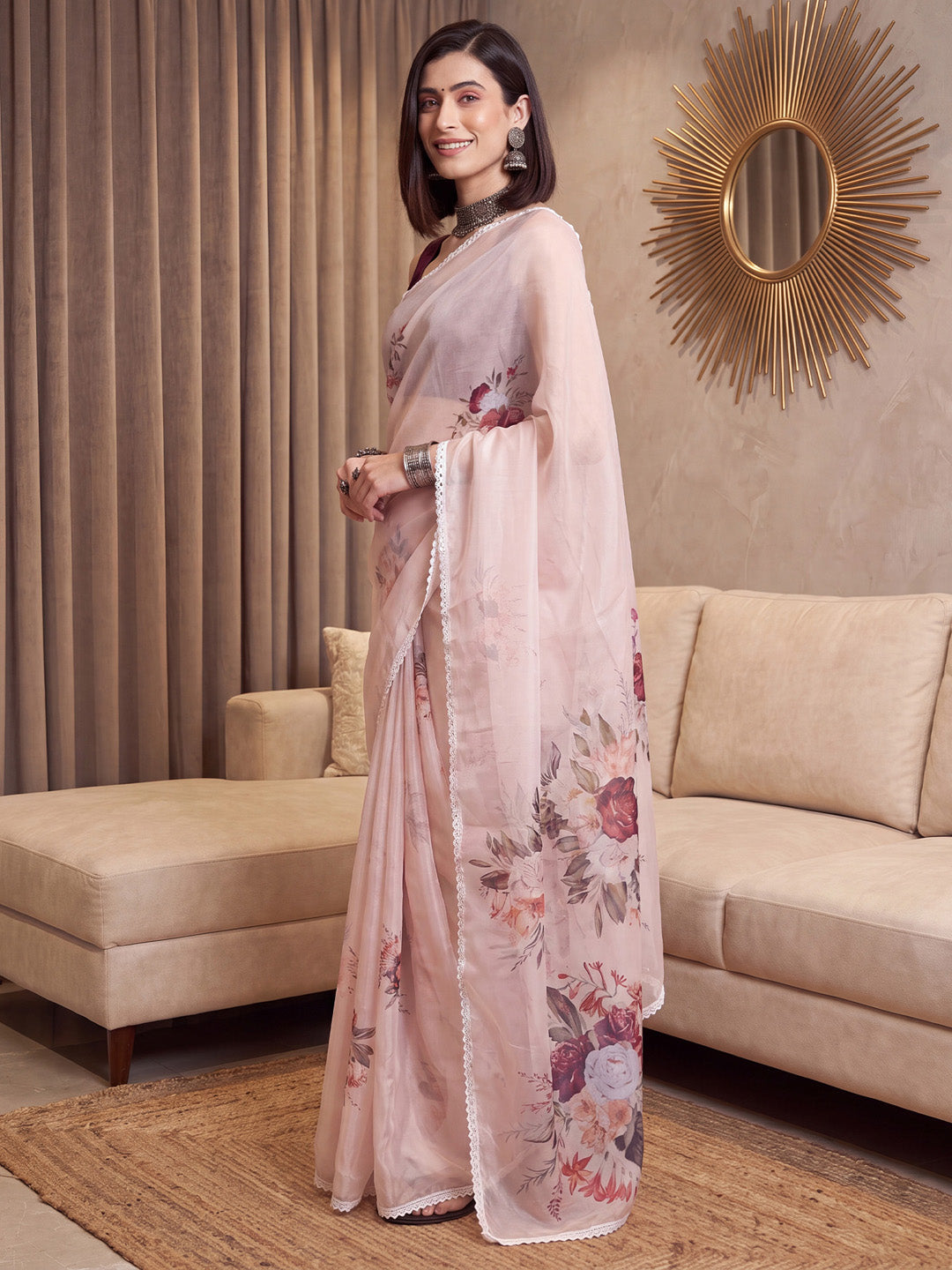 gift to sister 
casual wear saree