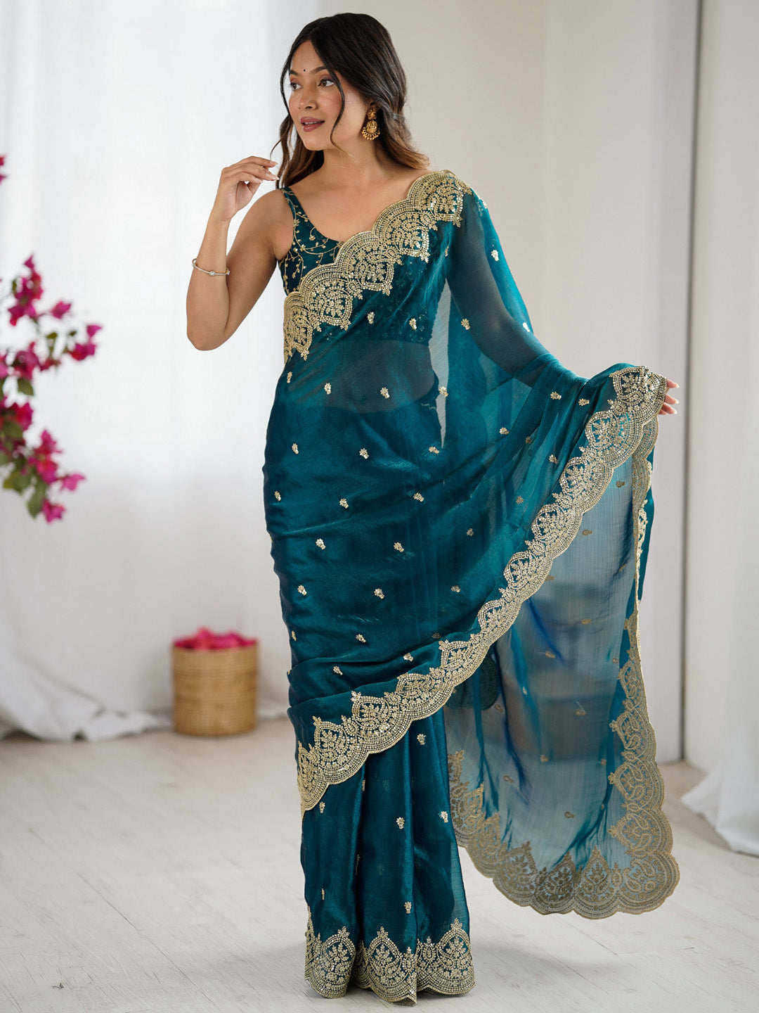 designer saree under 5000 for weddings